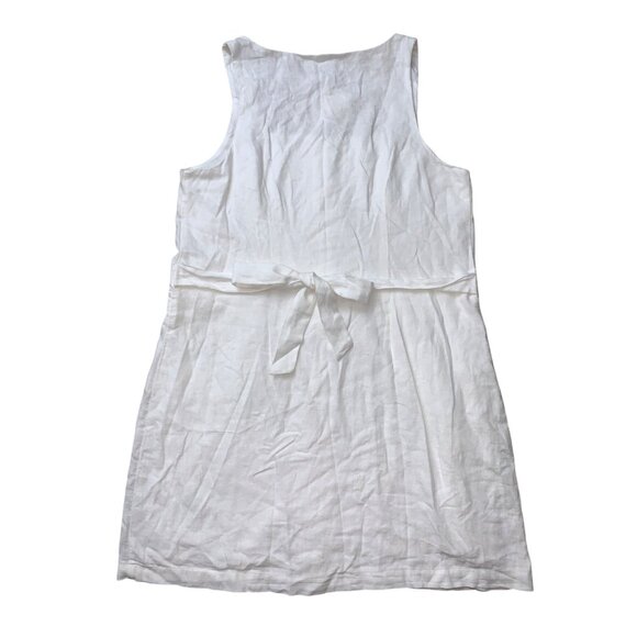 A New Day Womens White Sleeveless Button-Front Dress With Pockets Size Small - Picture 8 of 11
